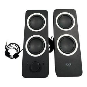 Logitech Z200 Multimedia Computer Speakers Black‎ Stereo Audio PC Laptop